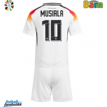 Tyskland Jamal Musiala #10 Hjemmedraktsett Barn EM 2024 Kortermet (+ Korte bukser)